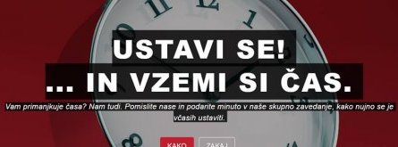 Ustavi se - in podari minuto!