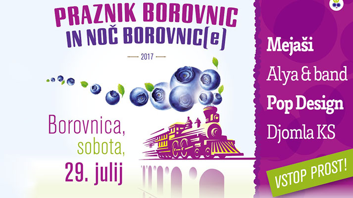 Praznik borovnic 2017 v Borovnici