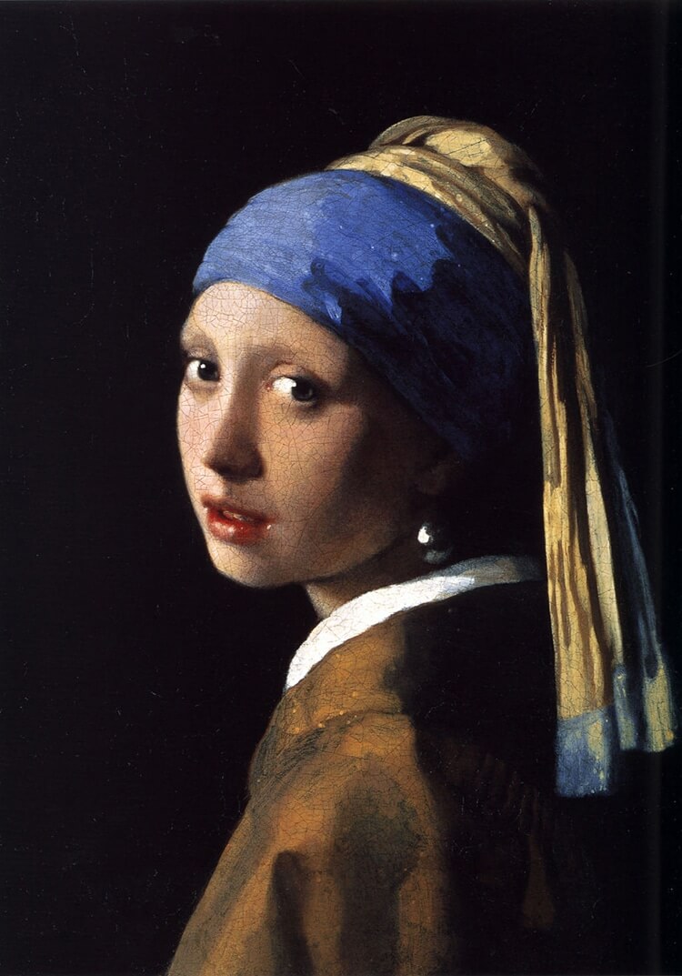 Dekle z bisernim uhanom (Johannes Vermeer, Wikipedia)